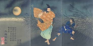 Farbholzschnitt von Tsukioka Yoshitoshi