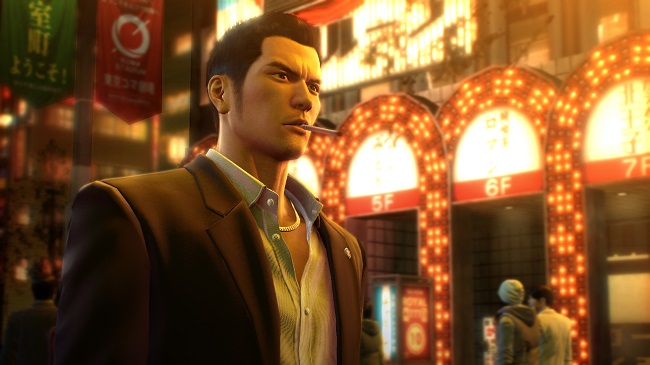 Szene aus dem Videospiel "Yakuza"