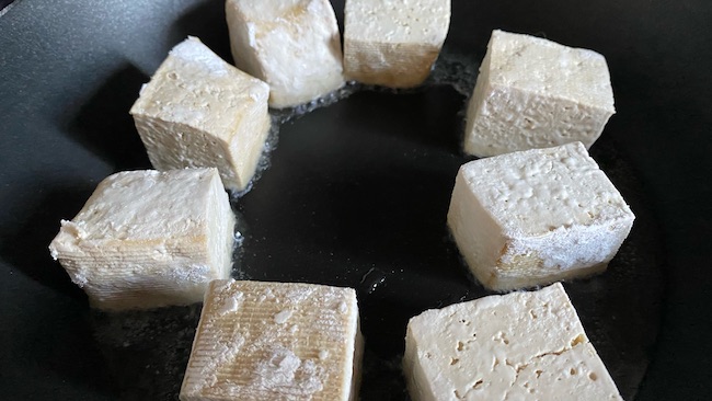 Tofu anbraten