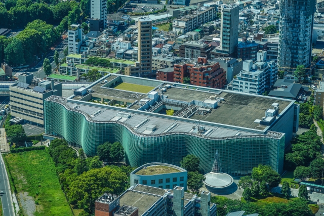 Das National Art Center aus der Vogelperspektive.