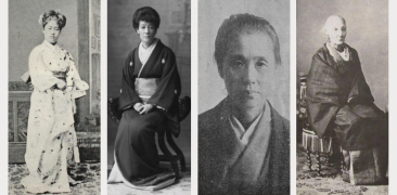 vier japanische Frauen