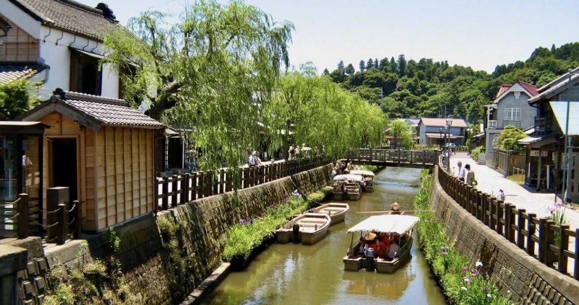In der Altstadt von Sawara.