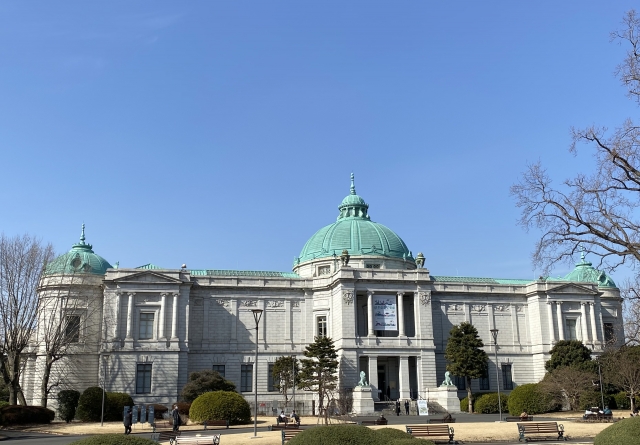 Das Hauptgebäude des Nationalmuseums Tōkyō.