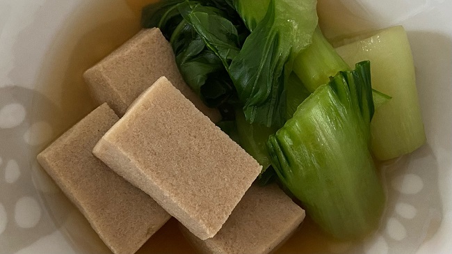 Tofu mit Pak Choy