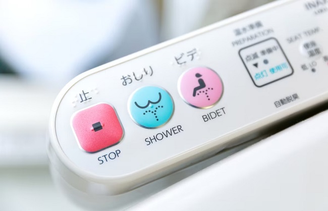 Washlet mit Icons