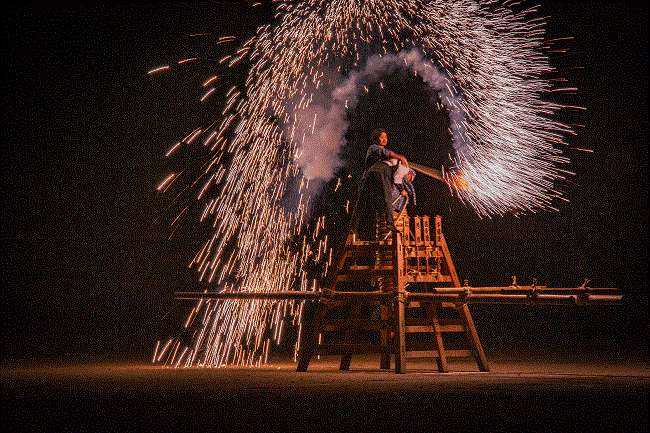 Handrohrfeuerwerk