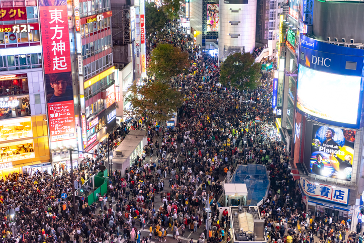 Halloween in Shibuya 2018