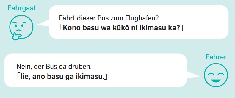 Dialog zwischen Fahrgast und Fahrer