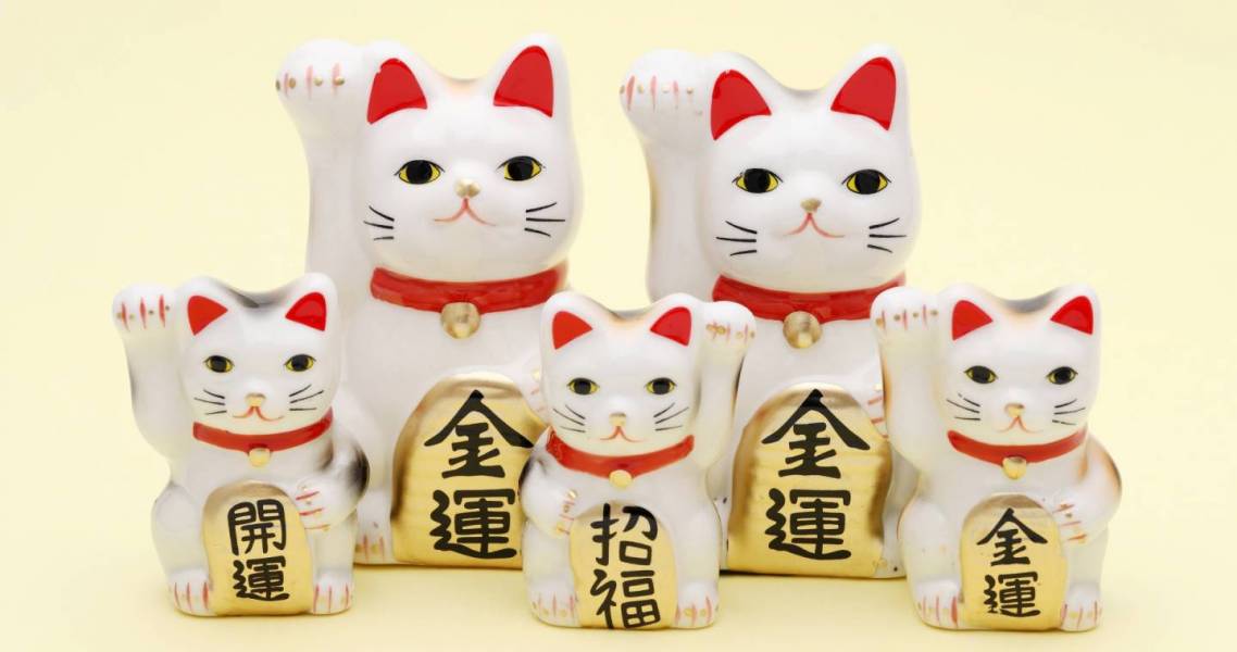 Maneki Neko Figuren