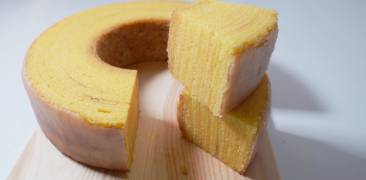 Angeschnittener Baumkuchen