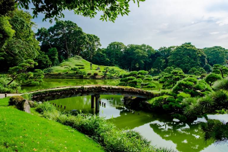 Der Kiyosumi-Park im Sommer.