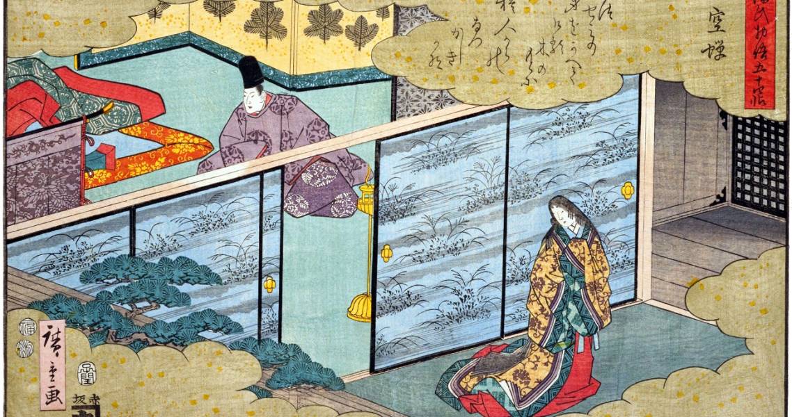 Holzschnitt von Utagawa Hiroshige (