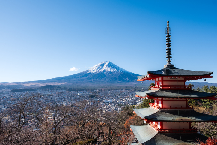 Chureito Pagode mit Fuji