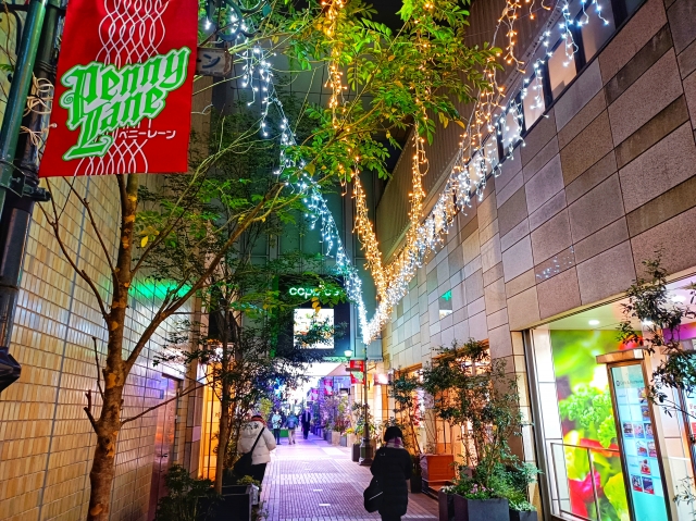 Szeneviertel Kichijoji am Abend