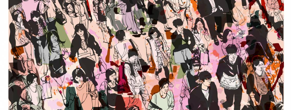 Fußgänger auf der Shibuya Crossing. © iStock.com / isaxar